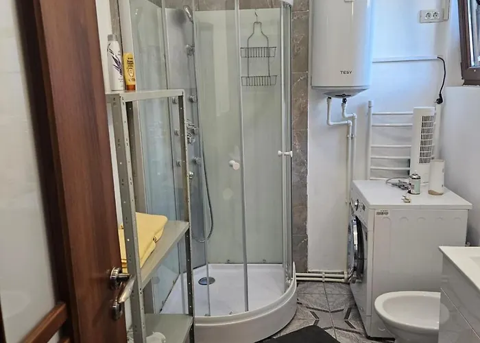 Apartament Retro And Cozy With Electric Fireplace Konstanca